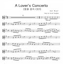 A Lover's Concerto (BACH) 영화 접속OST 악보 MR 이미지