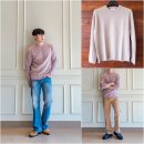 인디무드 | 엘무드 화란 세미오버 니트 인디 핑크 리뷰 및 코디 : 남자 가성비 울 니트 브랜드 추천 LMOOD