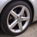 뉴A4(B8) Dynamic순정 18인치 휠 , 타이어(245-40-18미쉐린PS2)판매 이미지