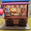 짱구형의 타코야끼 | [랜덤박스] 짱구 랜덤깡 후기_짱구 미니어처 DIY 2탄_타코야끼 푸드 카트 시리즈