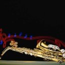 색소폰 연주 이미지