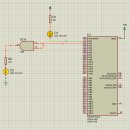 Proteus STM32F103C6 Cortex-M3 사용 LED Test 이미지