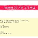 Android OS 기본 조작 방법 이미지