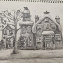 일상을 담은 어반스케치 이미지