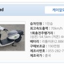 4월 13일자;;; 보조금 지원 스쿠터 (올해발표한 신형기준입니다)