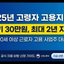 2025 고령자 고용지원금, 1인당 최대 240만원 받으세요 (분기별 30만원) 이미지