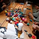 손뜨개 키링 만들기 이미지