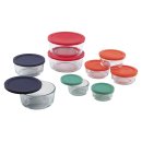 Pyrex 1110141 18pc Glass Food Storage $27.99 이미지