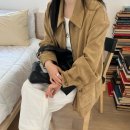 08🏷️ 포레토(Poretto) 클레이 볼륨 레더 자켓, 테싸 스웨이드 자켓, 데미안 셔츠 착용사진🤍