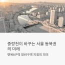 중랑천변 선형공원 | 중랑천이 바꾸는 서울 동북권의 미래 - 면목8구역 정비구역 지정의 의미