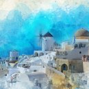 산토리니 이미지