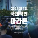 2024 제1회 국제국민마라톤 10km 참가후기