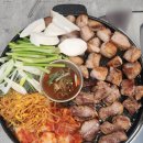 진주혁신도시맛집 옆구리, 완벽하게 다 구워져 나오는 맛있는 고기 한판