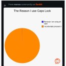 키보드 Caps Lock을 쓰는 이유 이미지