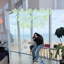 속초 해수욕장 바로 앞 카페 웨일라잇 솔직후기-뷰는 진짜 미쳤다
