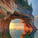 풍경사진 / Pictured Rocks National Lakeshore, Michigan us 이미지