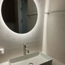 연산자이 아파트 | 연산 자이 아파트 건식 욕실 인테리어 탑볼세면대 디자인 적용