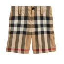 로이슨 체크 스트레치 코튼 숏/ 버버리 로이슨 키즈...반바지/Burberry Kids&#39; Royson Check Stretch...