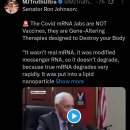 [해외이슈] 론 존슨 상윈의원 인터뷰, 코로나백신은 유전자 이미지