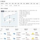 제주도 날씨. 서귀포 날씨. 한라산 날씨. 11월 16일(금)~26일(월) 이미지