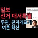 野 김두관, “지난 총선 부정선거&#34; 중앙일보 대서특필. 이미지