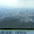 서울타워 전망대서본 서울 이미지