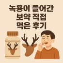 중화한의원 | 녹용 보약 복용 효과, 직접 먹어본 생생 후기와 부작용까지 총정리
