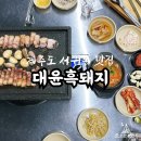 제주 올레시장 근처 서귀동 흑돼지맛집 대윤흑돼지 서귀포올레시장점