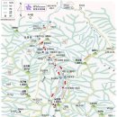 매화산, 천지봉 치악산 등산지도(강원 원주, 횡성) 이미지
