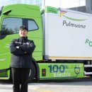 볼보트럭코리아(주) | "대형 전기화물차 시대 이윽고 열렸다!" 풀무원에 냉동윙바디용 볼보 전기트럭 1호차 인도