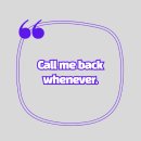 스낵영어_그래, 결심했어 Answer A or B | 스픽 72일차, 전화로 약속 잡기 복습 &#39;언제든 다시 전화 줘&#39; Call me back whenever