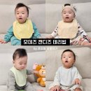 8개월 남아가 착용해 본 아기 턱받이 : 모데즈 캔디즈 테리빕 추천!