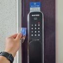 고운여의주아파트 | 천안열쇠 안서동 고운여의주 아파트 고장난 디지털도어락 유니코 8600s 푸시풀 교체 설치