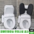 의성군공립요양병원 화장실 | 대전 장애인화장실 편의시설 공사 업체: 등받이 비상벨 영유아거치대 시공 사례