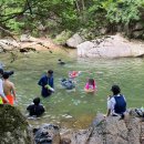 충북 괴산 계곡추천 쌍곡계곡 수심 깊은곳(평상 대여 필요 없는 송림펜션)
