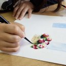 수분가득 수채화 이미지