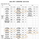 [시간표공략] 2024-2학기 신입생 관점 이미지