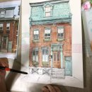 아크릴화&어반스케치 이미지