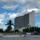 아구샤브샤브 앞 횡단보도 | 오키나와 태교여행 2. 프린스호텔 오션뷰 기노완 조식 수영장 사우나 아구샤브샤브 맛집 후기