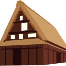 천촌 | 전쟁을 대비해 고가야마마을은 겉으론 평온한 척-난로 뒷면의 바닥 아래에 냄비 모양의 구멍을 파고...