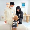 댕플룩 하이위드 강아지 커플룩 위드하이 맨투맨 티셔츠