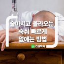 술마시고 올라오는 숙취 빠르게 없애는 방법 이미지