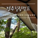 경주힐링캠프 | 경주 산내 캠핑장 산속 자연 그대로를 산중 글램핑 경주 힐링캠프