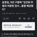 김건희 무혐의검사 송영길 9년 구형 이미지