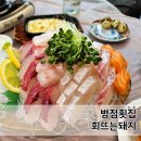 숨은맛집 병점횟집 회뜨는돼지 두꺼운 모듬회 후기
