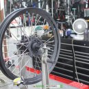 [충남예산] KTM 19인치 온로드 스포크 휠 교정 이미지