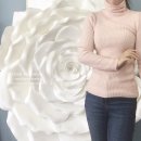 페이퍼로즈창작 | 자이언트플라워 자격증반 수업 후기-마지막날 수업스케치 카네이션과 대형로즈멜리아