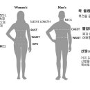 [사이즈표 참조] 해외 구매시 의류, 신발 사이즈 표 입니다. 이미지