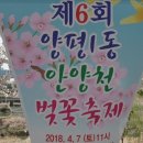 안양천 벚꽃축제 2018 이미지