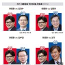 차기대권주자 양자대결 여론조사 이미지